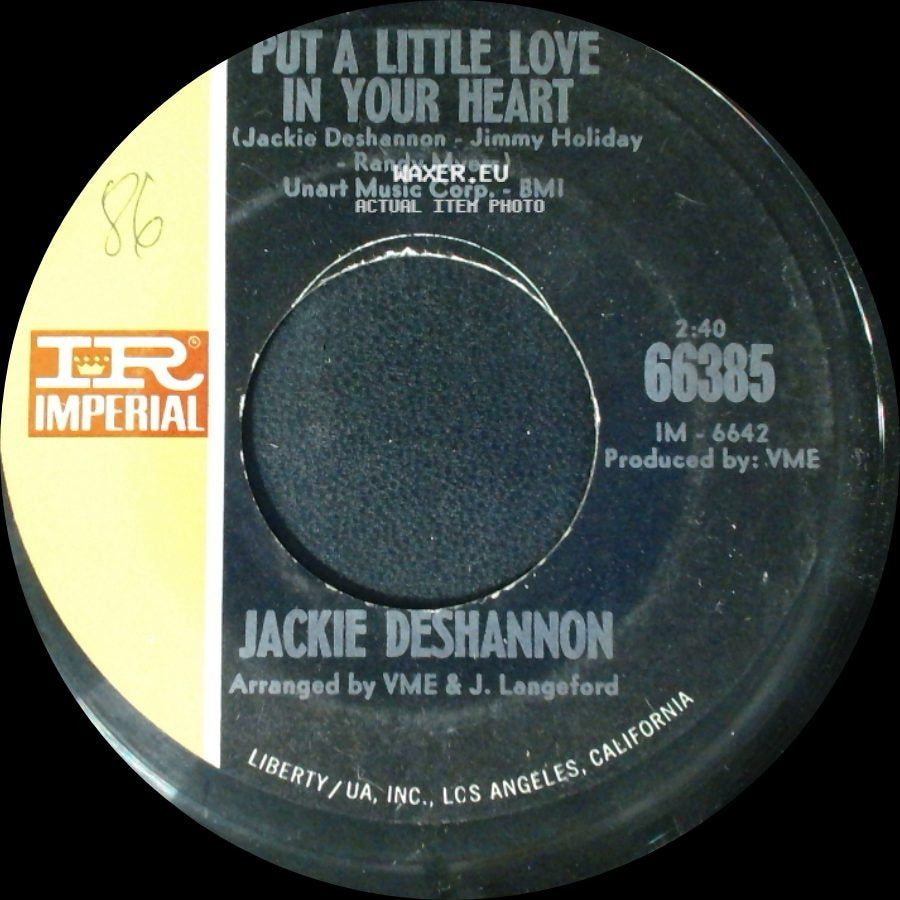 Jackie Deshannon - Put A Little Love In Your Heart / Always Together side A