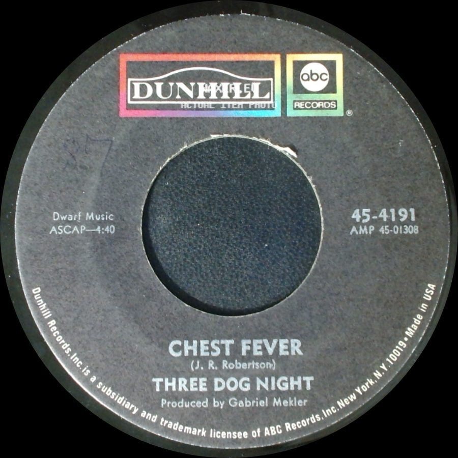 Three Dog Night - One / Chest Fever side B