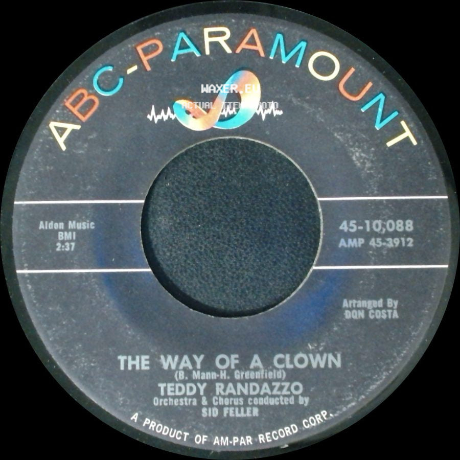 Teddy Randazzo - The Way Of A Clown / Cherie side A