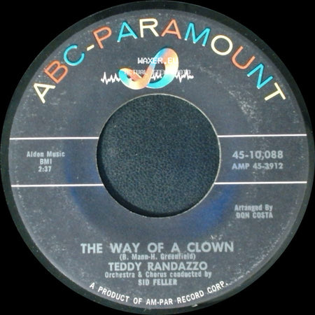 Teddy Randazzo - The Way Of A Clown / Cherie side A