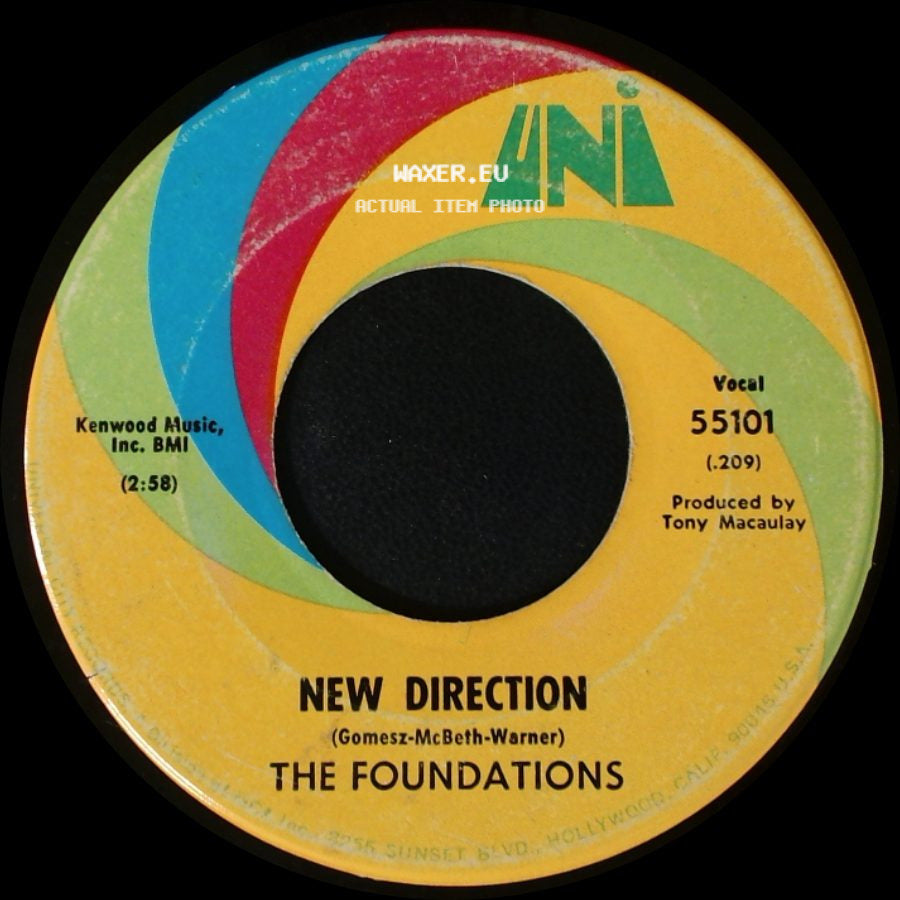 The Foundations - Build Me Up Buttercup / New Direction side B