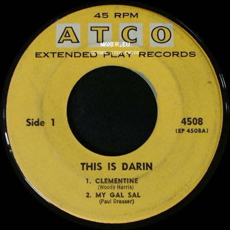 Unknown Artist - This Is Darin / This Is Darin side A
