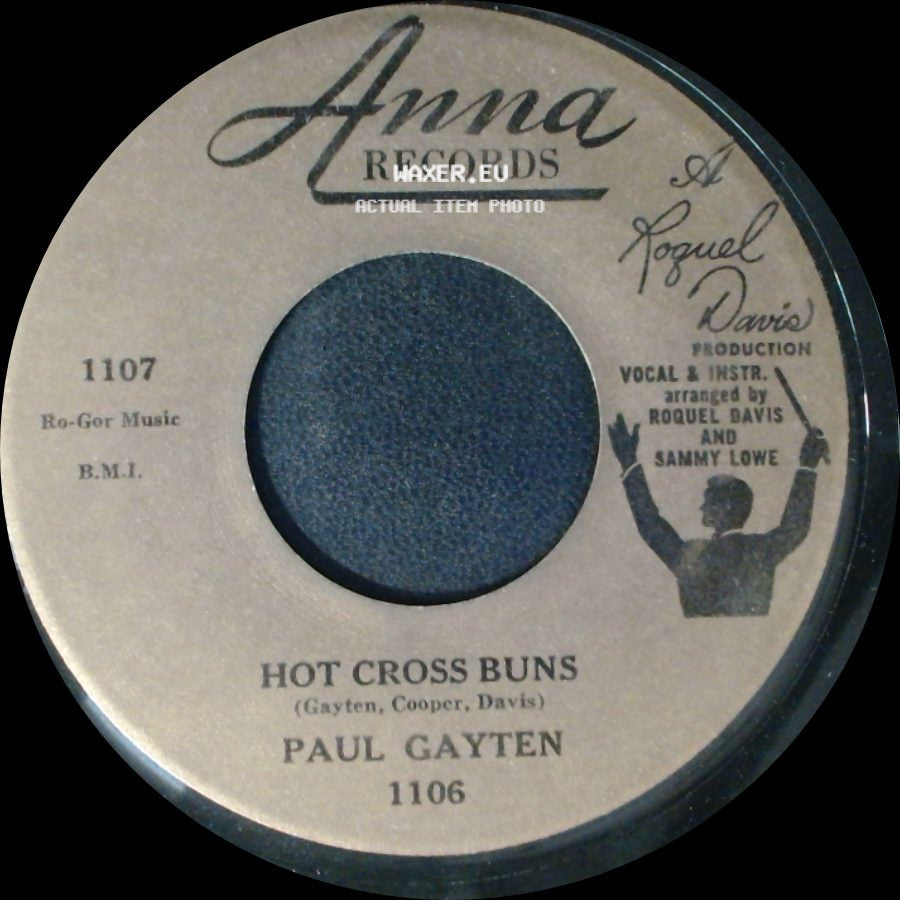 Paul Gayten - The Hunch / Hot Cross Buns side B