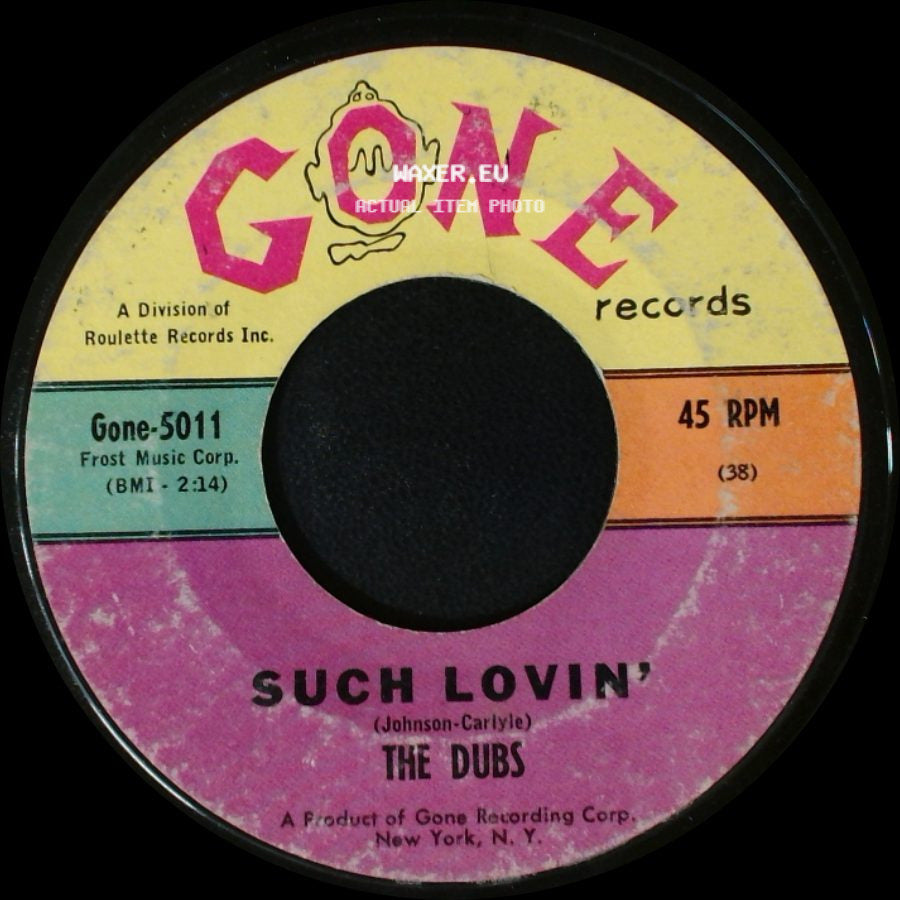 The Dubs - Such Lovin' / Could This Be Magic side A