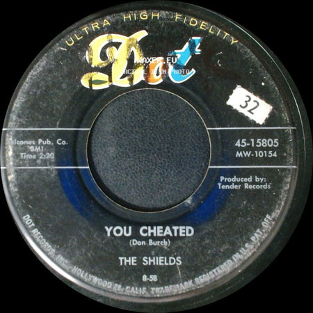 The Shields - That's The Way It's Gonna Be / You Cheated side B