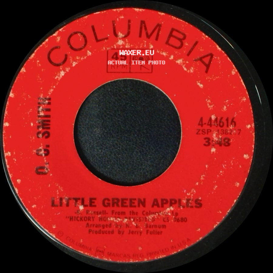 O. C. Smith / D.J. Smith - Little Green Apples / Long Black Limousine side A