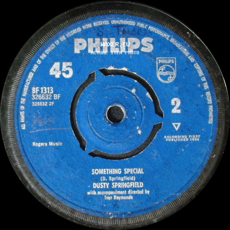 Dusty Springfield - Stay Awhile / Something Special side B