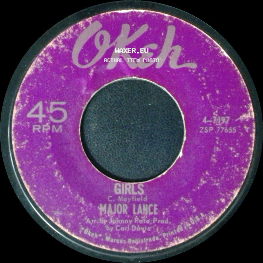 Major Lance - Girls / It Ain't No Use side A
