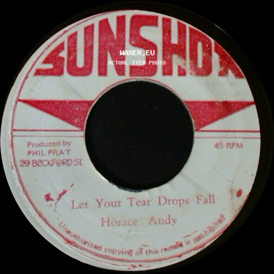 Horace Andy - Dub On The Move / Let Your Tear Drops Fall side B