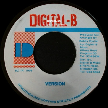 Shabba Ranks - Heart Of A Lion / Version side B