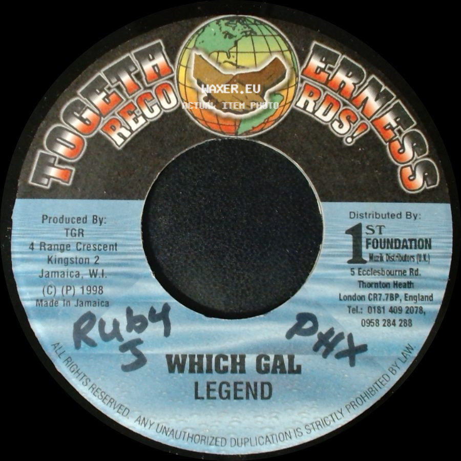 Beenie Man / Legend - Got It Going On / Which Gal side B