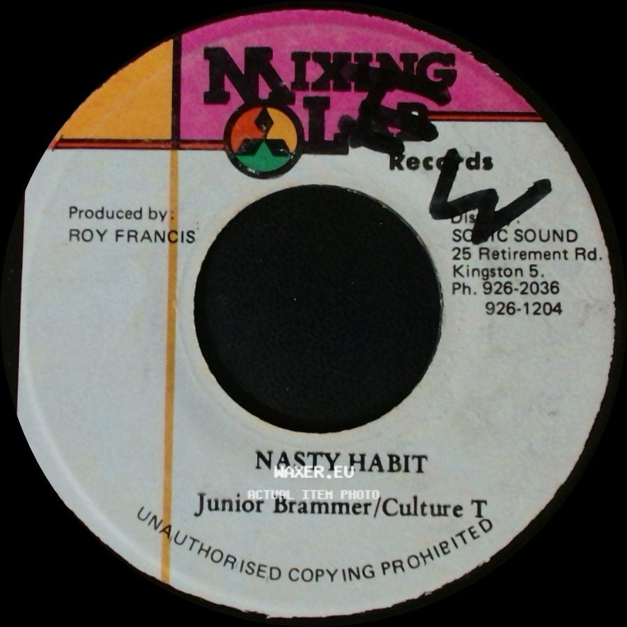 Junior Brammer/Culture T - Version / Nasty Habit side B