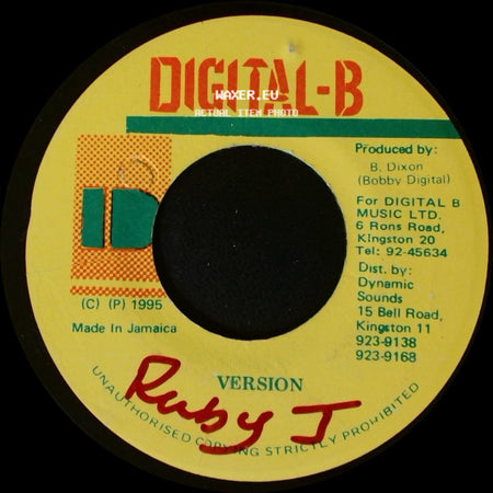 Edi Fitzroy - I Cry / Unknown Title B side B