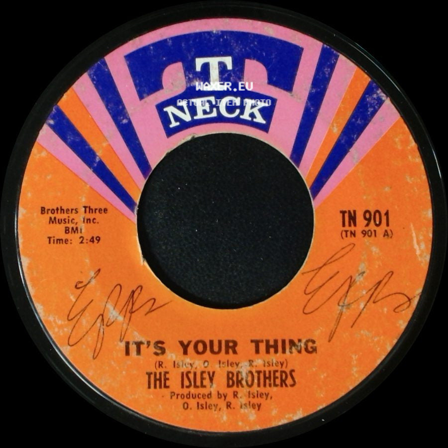 The Isley Brothers - It's Your Thing / Don't Give It Away side A