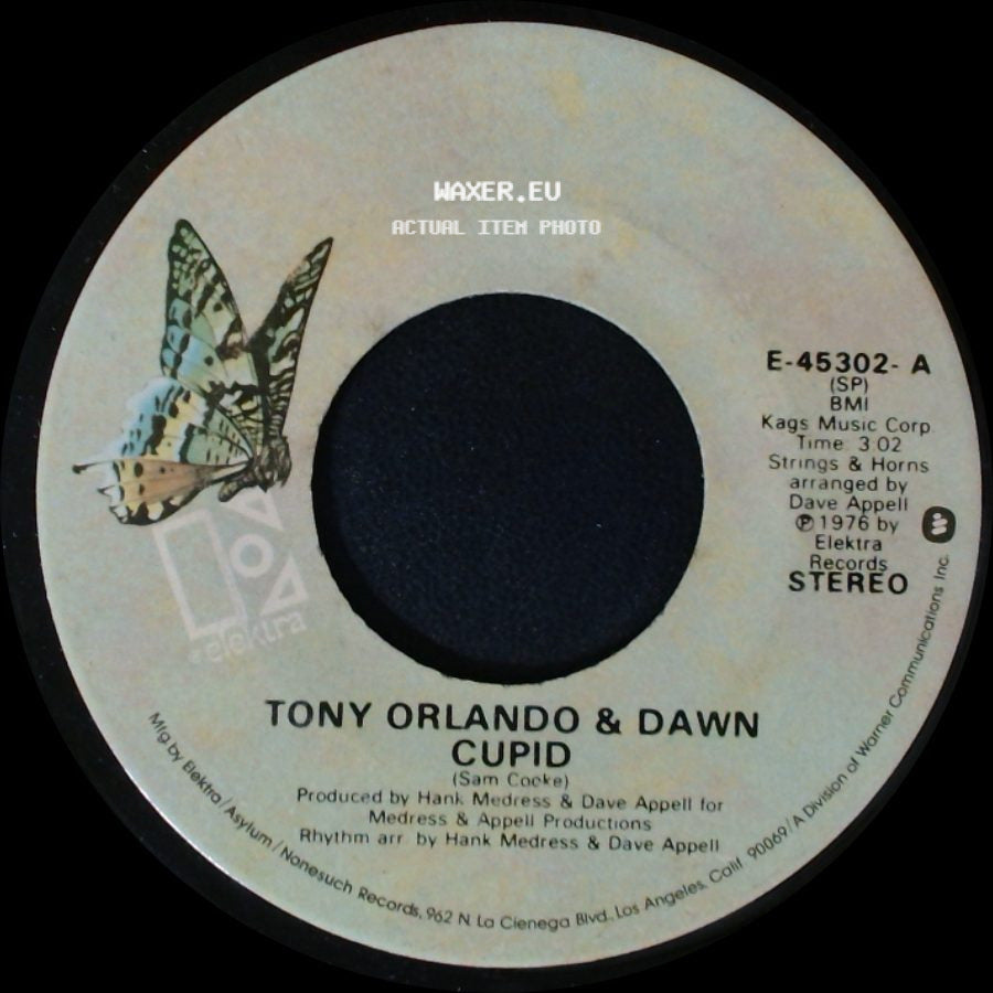 Tony Orlando & Dawn - Cupid / You're Growin' On Me side A