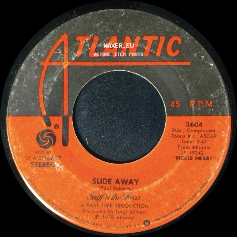 Sniff 'n' The Tears - Slide Away / Driver's Seat side A