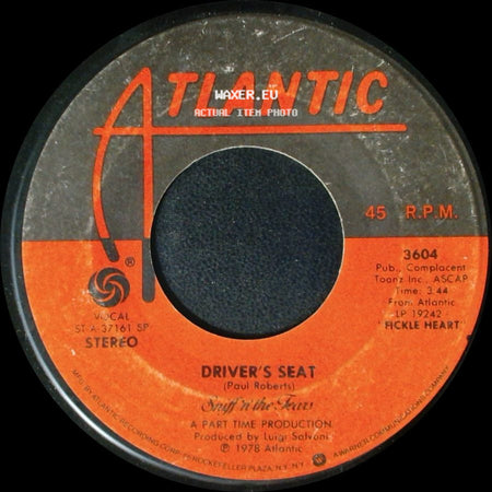 Sniff 'n' The Tears - Slide Away / Driver's Seat side B