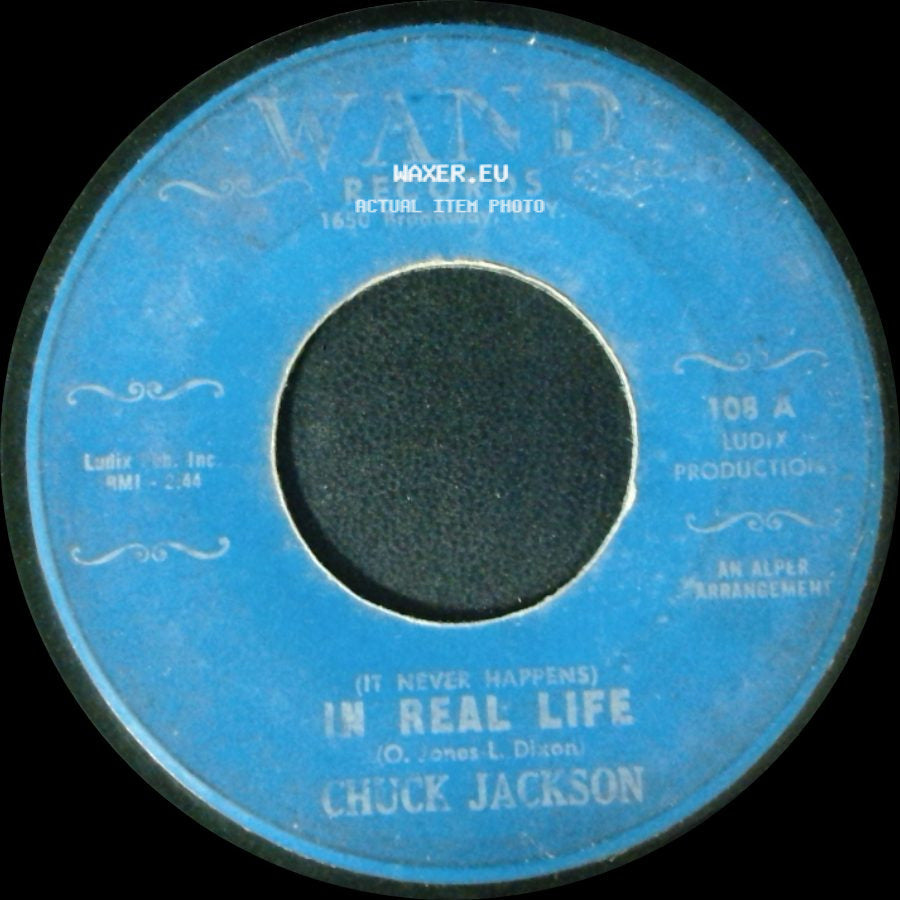 Chuck Jackson - (It Never Happens) In Real Life / The Same Old Story side A