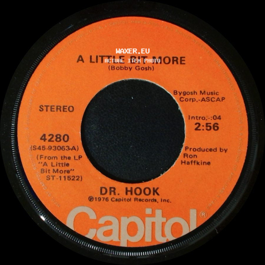 Dr. Hook - A Couple More Years / A Little Bit More side B