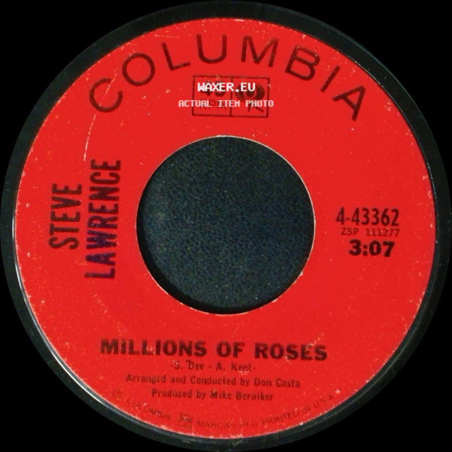 Steve Lawrence - The Sounds Of Summer / Millions Of Roses side B