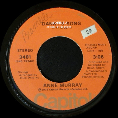 Anne Murray - Drown Me / Danny's Song side B