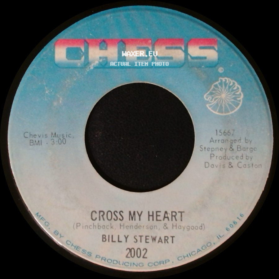 Billy Stewart - Why (Do I Love You So) / Cross My Heart side B