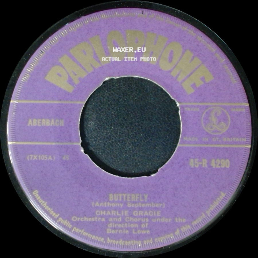 Charlie Gracie - Butterfly / Ninety-Nine Ways side A