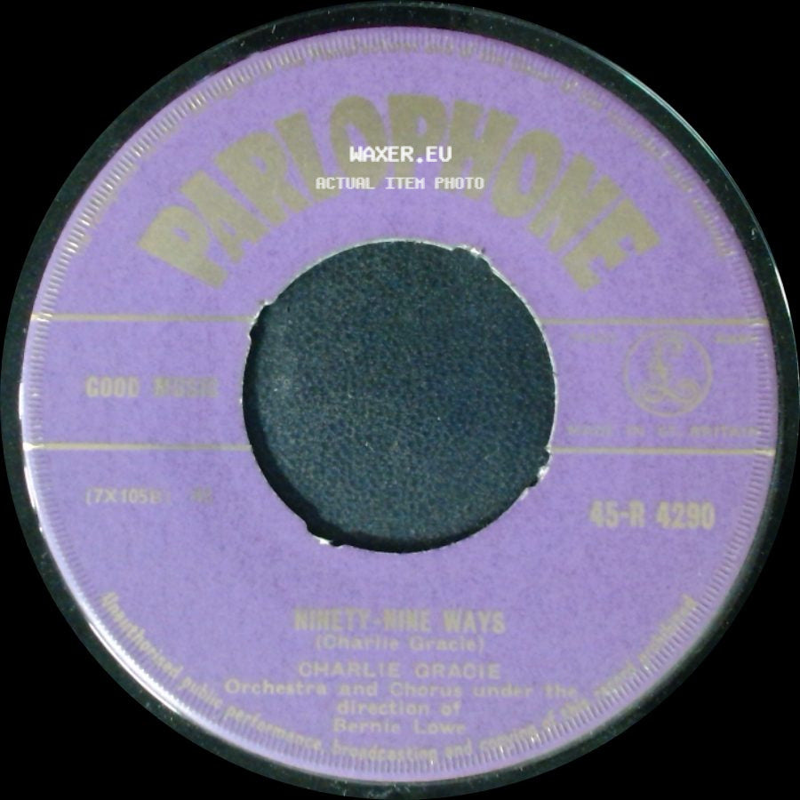 Charlie Gracie - Butterfly / Ninety-Nine Ways side B