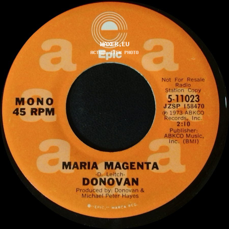 Donovan - Maria Magenta / Maria Magenta side A