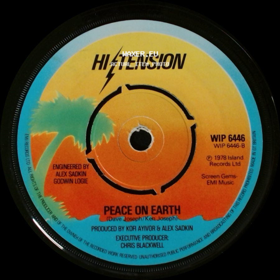 Hi Tension - British Hustle / Peace On Earth side B