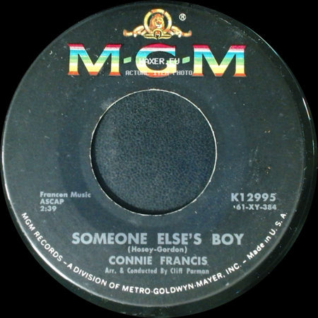 Connie Francis - Someone Else's Boy / Breakin' In A Brand New Broken Heart side A