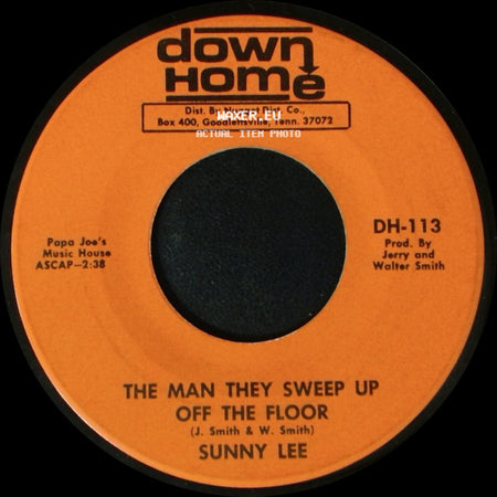 Sunny Lee - Four Walls / The Man They Sweep Up Off The Floor side B