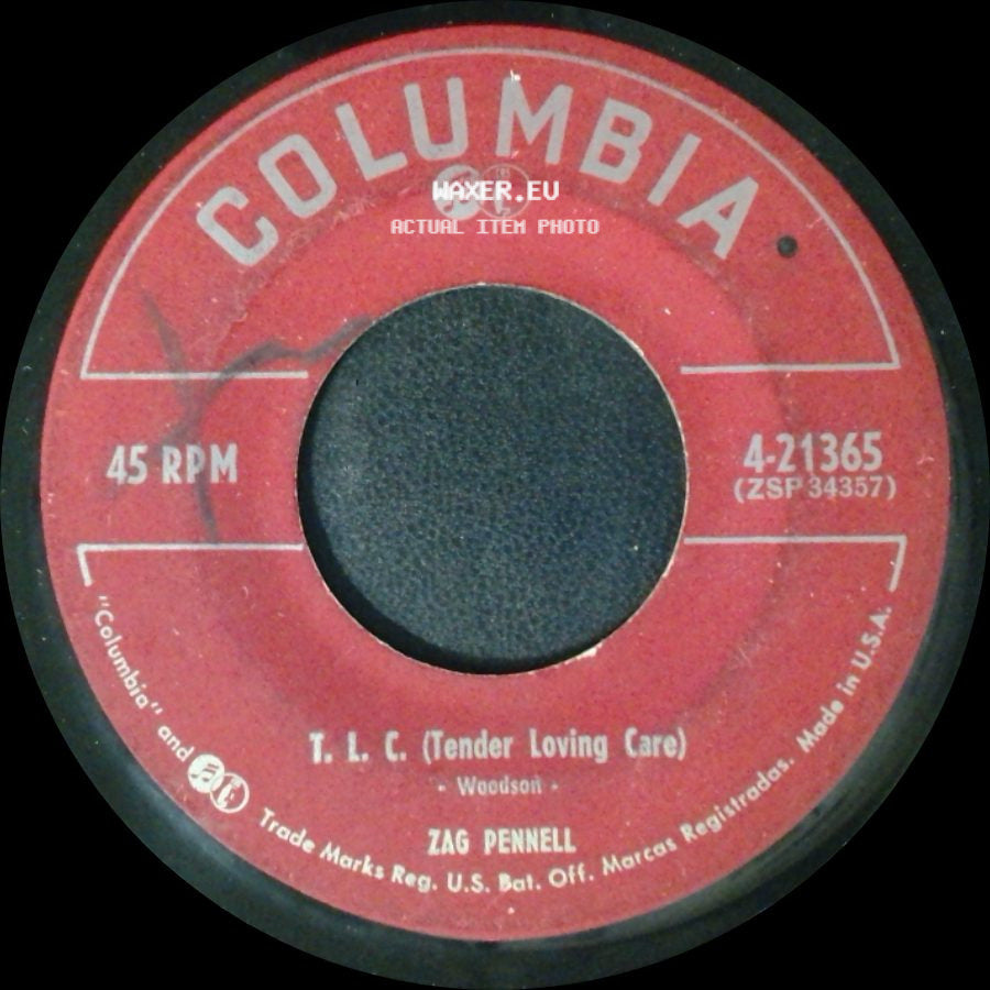 Zag Pennell - T. L. C. (Tender Loving Care) / I'm Doing All Right side A
