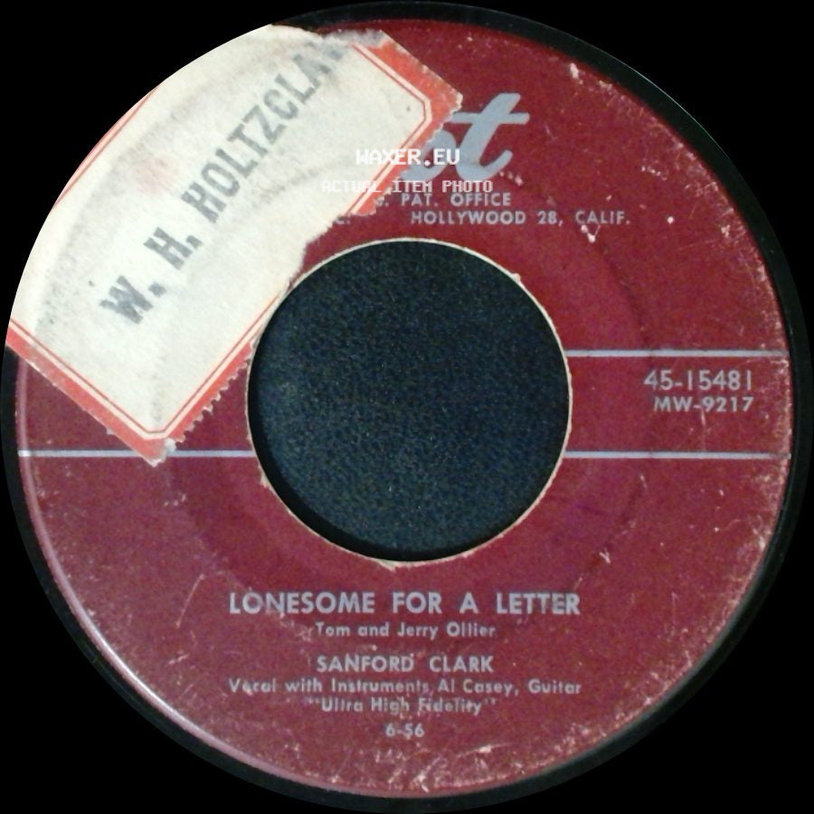 Sanford Clark - The Fool / Lonesome For A Letter side B
