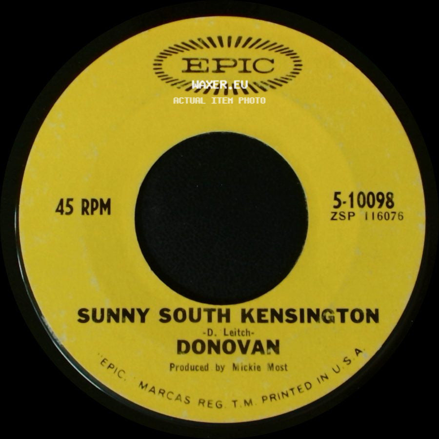 Donovan - Sunny South Kensington / Mellow Yellow side A