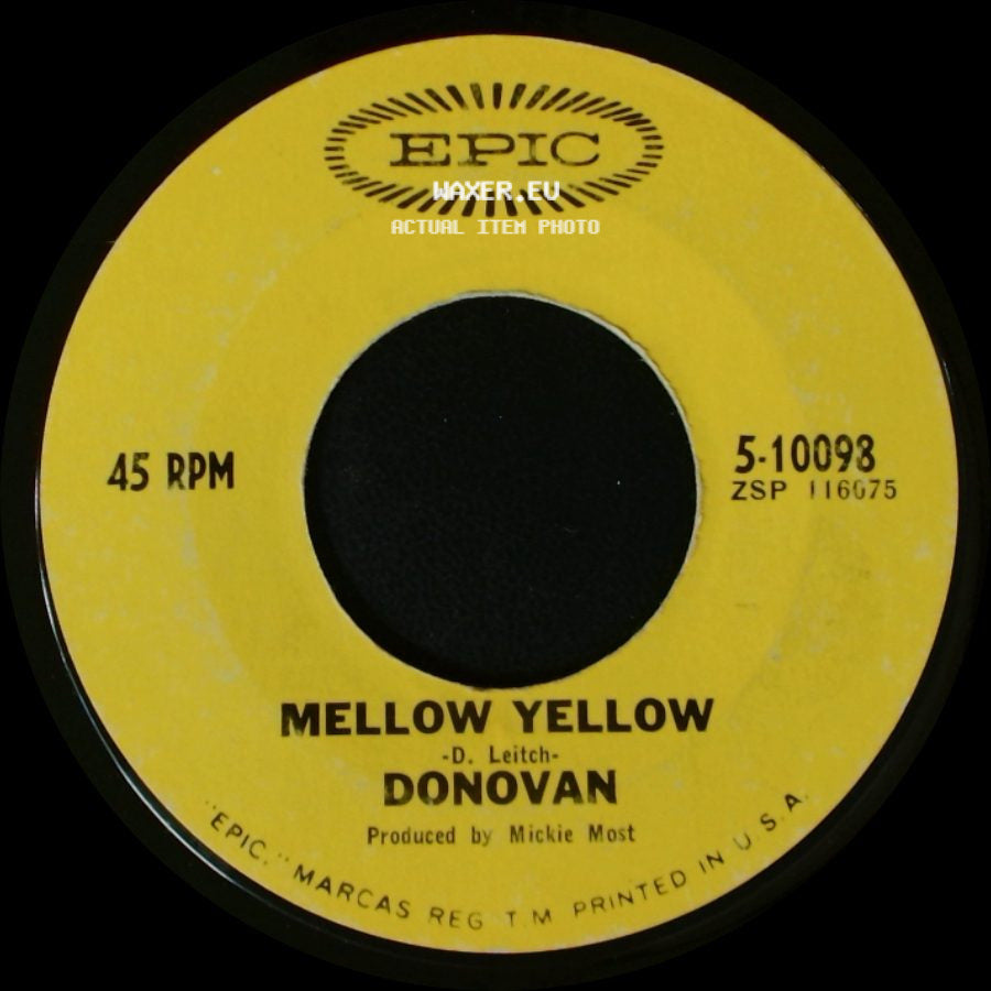 Donovan - Sunny South Kensington / Mellow Yellow side B