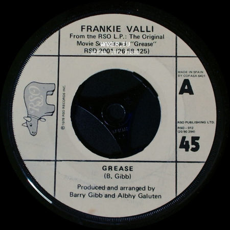 Frankie Valli / Gary Brown - Grease / Saxophone side A