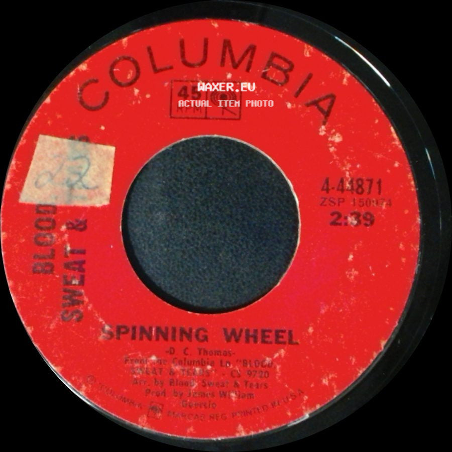 Blood, Sweat & Tears - More And More / Spinning Wheel side B
