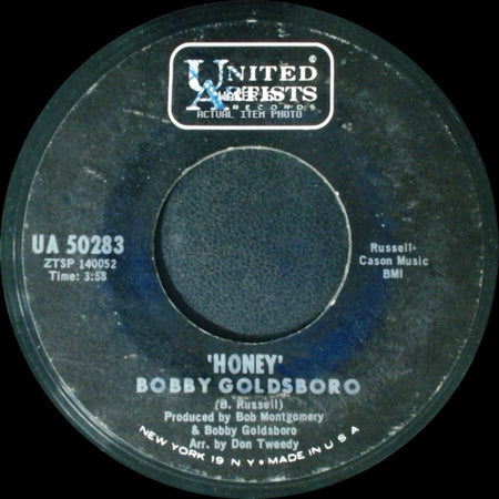 Bobby Goldsboro - 'honey' / 'danny' side A