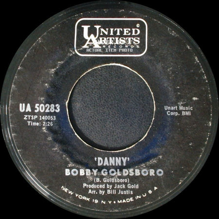Bobby Goldsboro - 'honey' / 'danny' side B