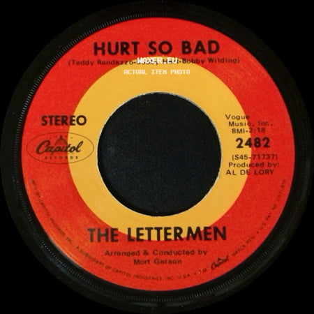 The Lettermen - Hurt So Bad / Catch The Wind side A