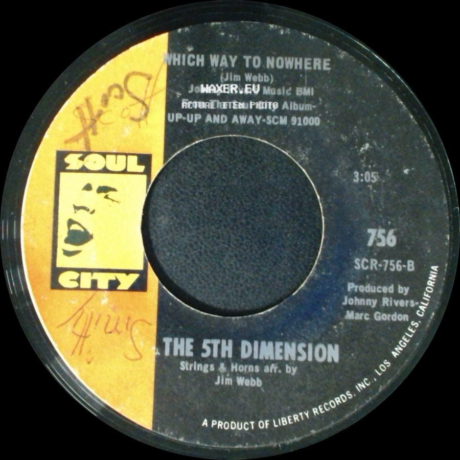 The 5Th Dimension - Up-Up And Away / Which Way To Nowhere side B