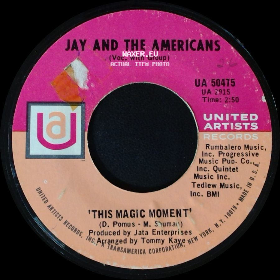 Jay And The Americans - 'this Magic Moment' / Since I Don't Have You side A