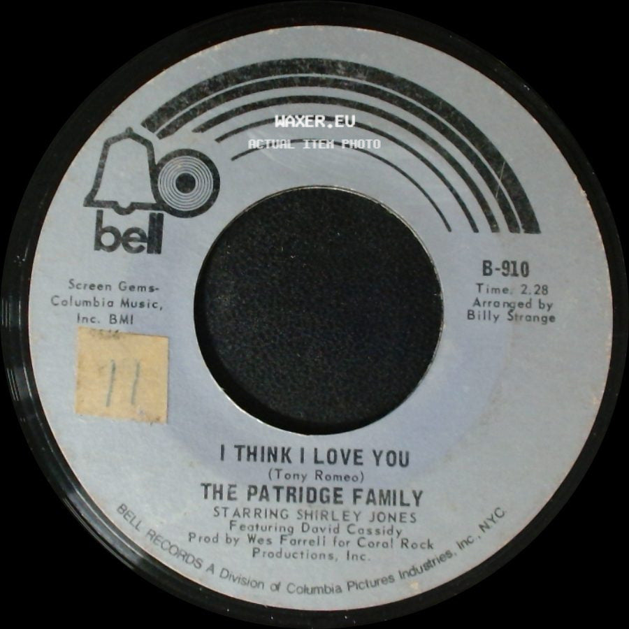 The Partridge Family - Somebody Wants To Love You / I Think I Love You side B