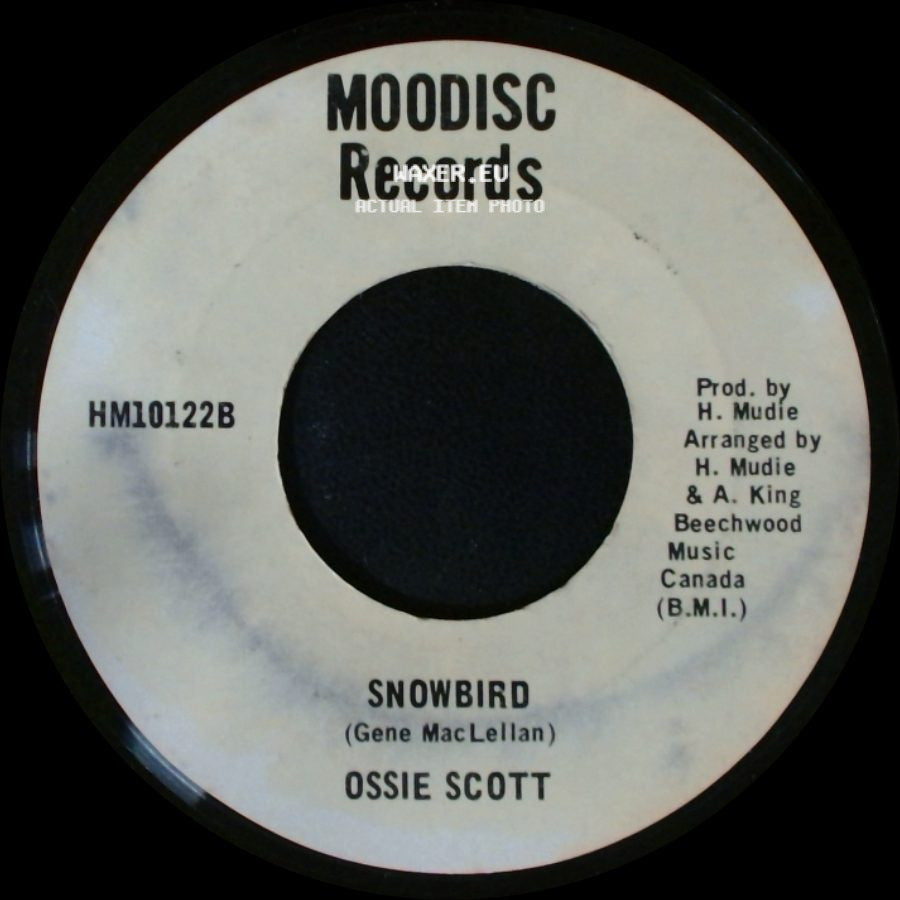 Ossie Scott / Gladson Anderson - Snowbird / Mod Mod Ivy side A