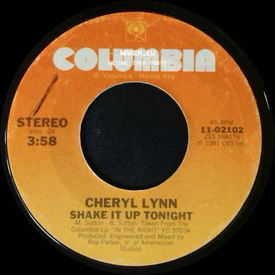 Cheryl Lynn - Shake It Up Tonight / Baby side A