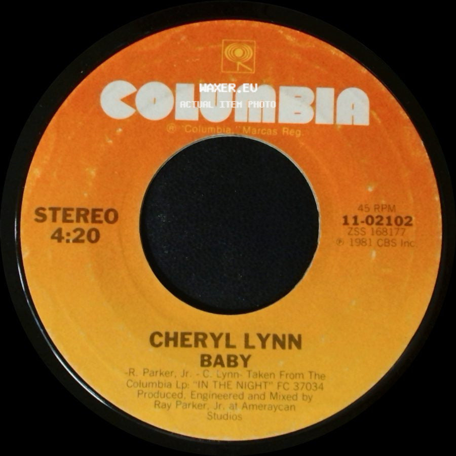 Cheryl Lynn - Shake It Up Tonight / Baby side B