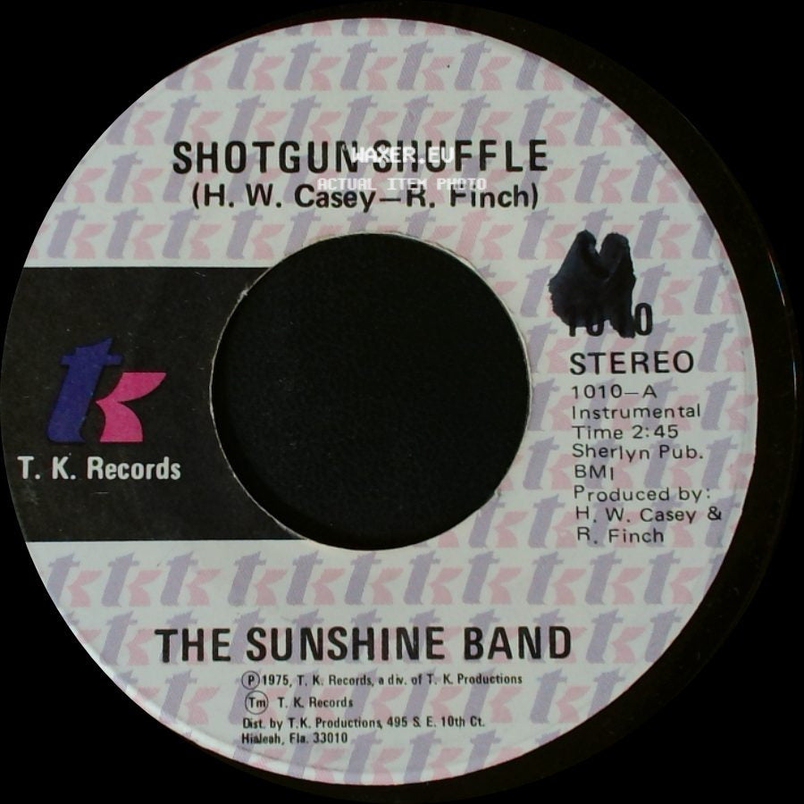 The Sunshine Band - Hey J / Shotgun Shuffle side B
