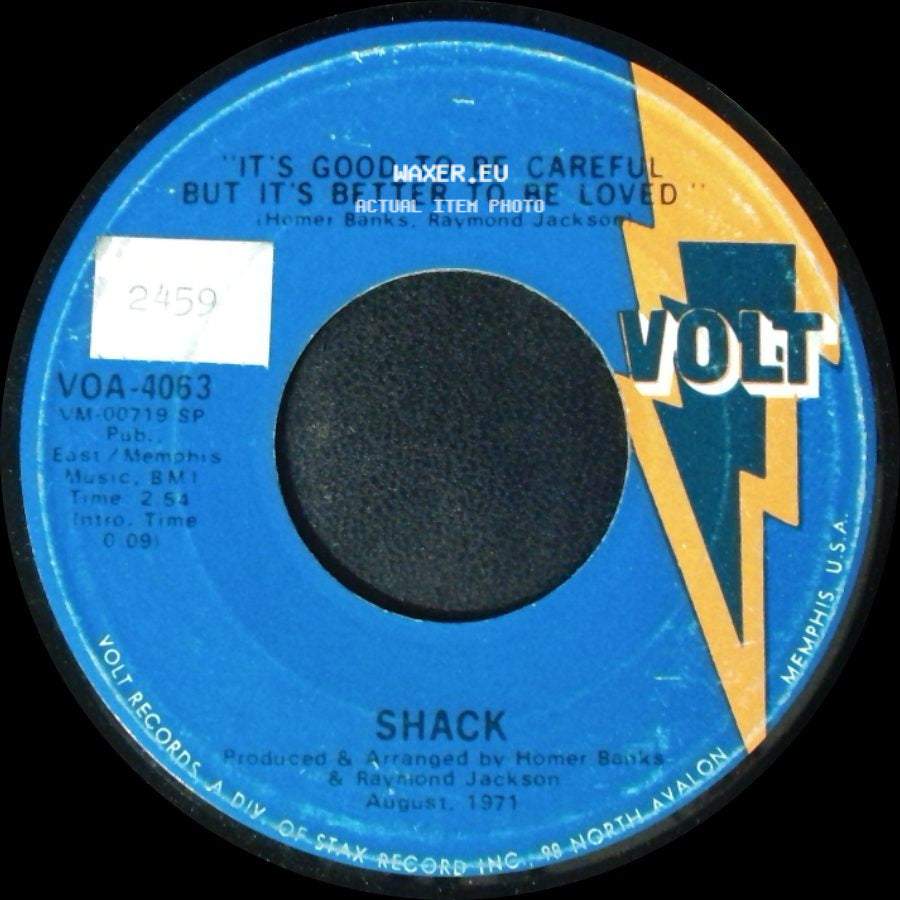 Shack - Watch The Dog / It's Good To Be Careful But It's Better To Be Loved side B