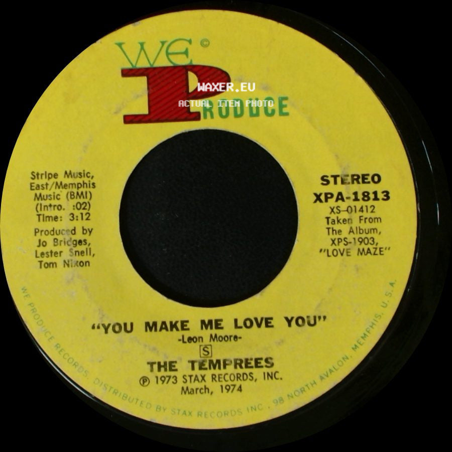 The Temprees - You Make Me Love You / You Make The Sunshine side A